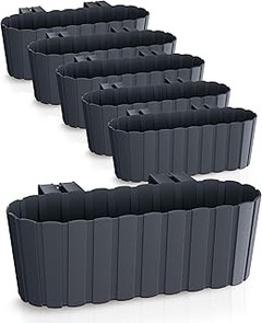 Opciones atractivas a jardineras para barandillas