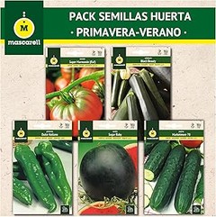Variedades de hortalizas recomendadas en packs de plantones