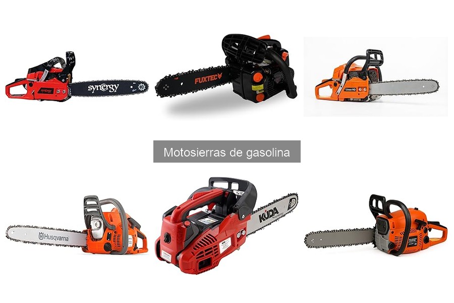 Accesorios esenciales para motosierra de gasolina