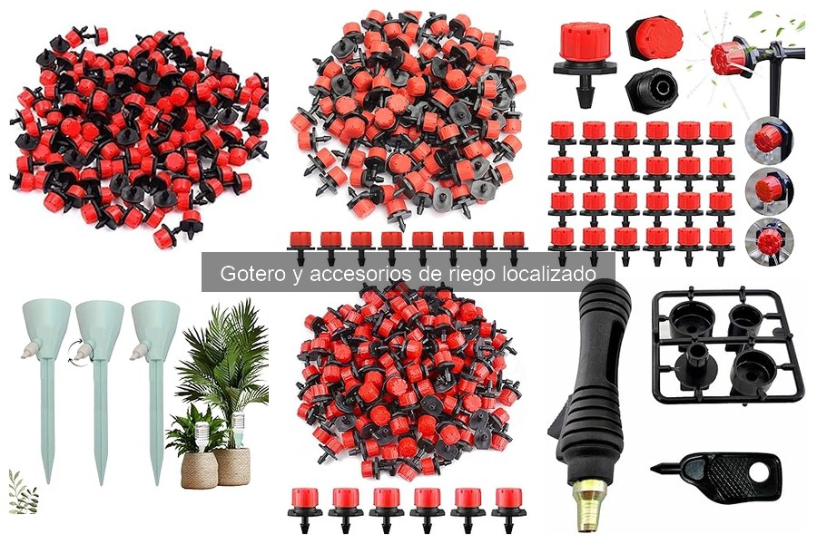 Accesorios Esenciales para Riego por Goteo en Jardín