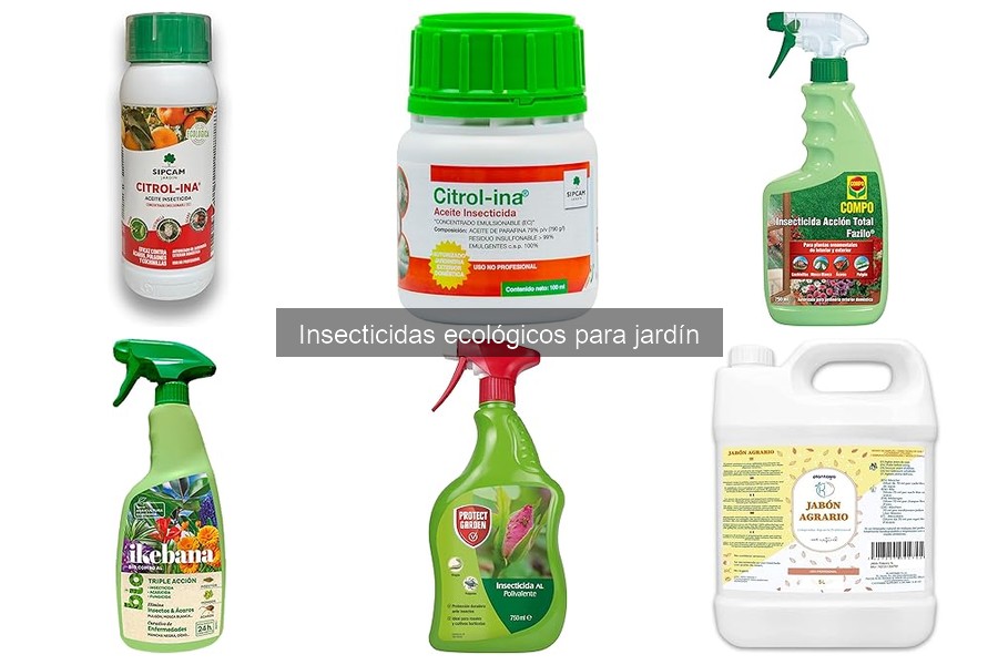 Almacenamiento Seguro de Insecticidas Ecológicos en Jardín