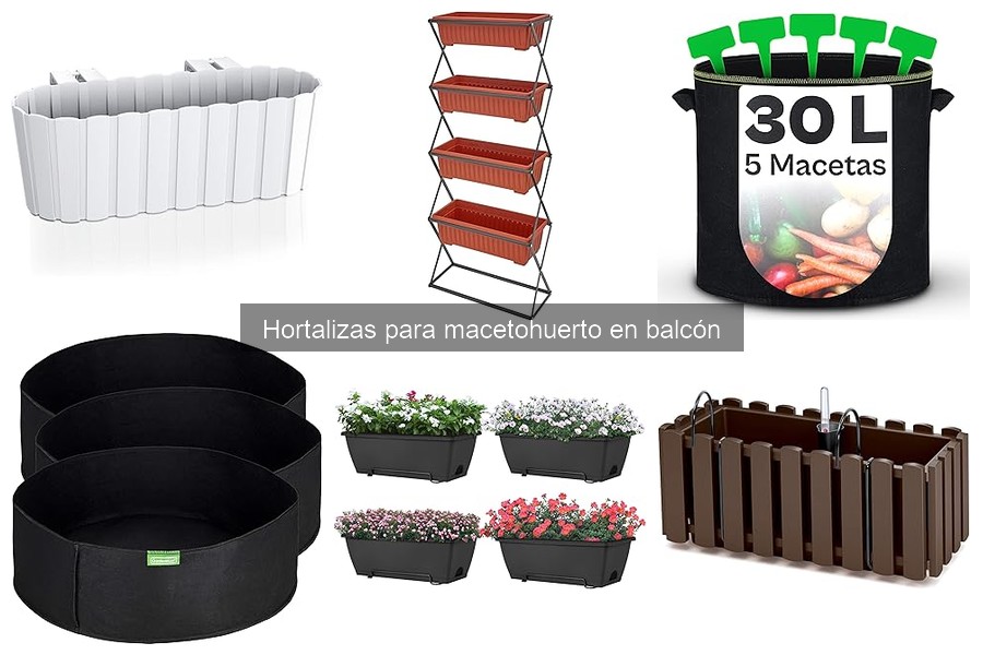 Alternativas a hortalizas para balcones pequeños