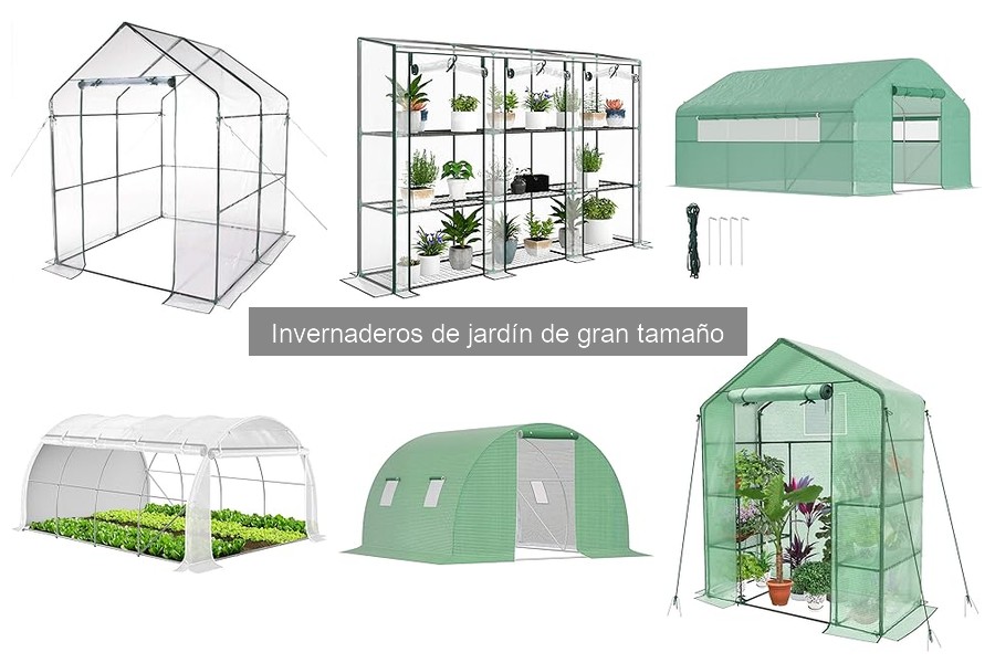 Alternativas a invernaderos de jardín de gran tamaño
