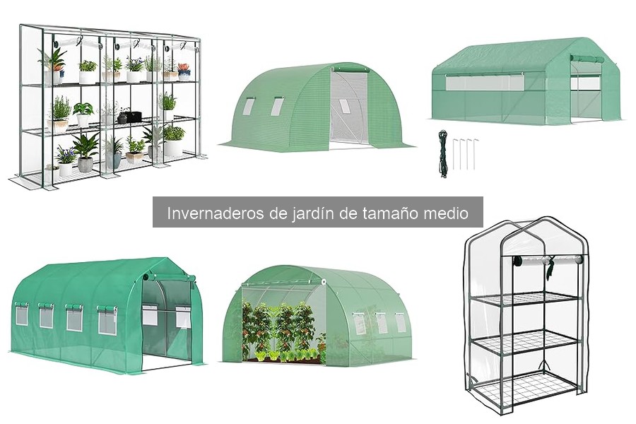 Alternativas a invernaderos de jardín de tamaño medio