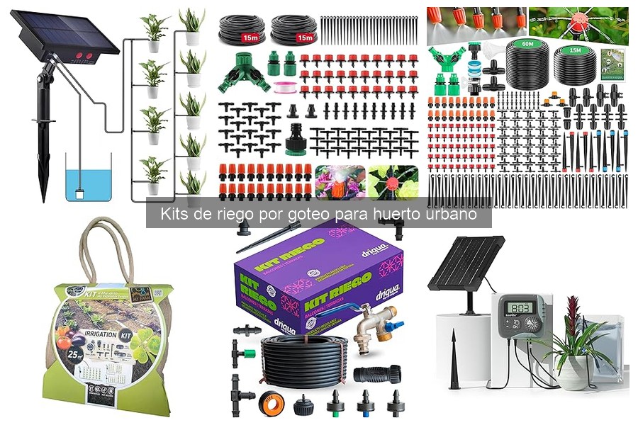 Alternativas a kits de riego por goteo para tu huerto urbano