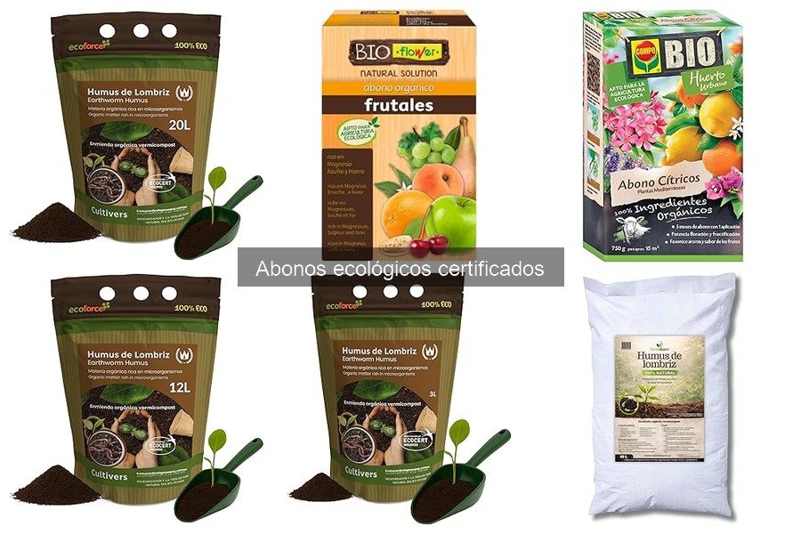 Alternativas a los abonos ecológicos certificados para tu jardín