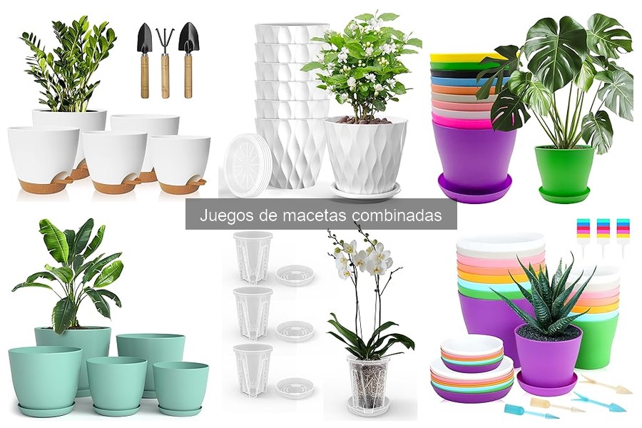 Alternativas a los Juegos de Macetas Combinadas para Jardín