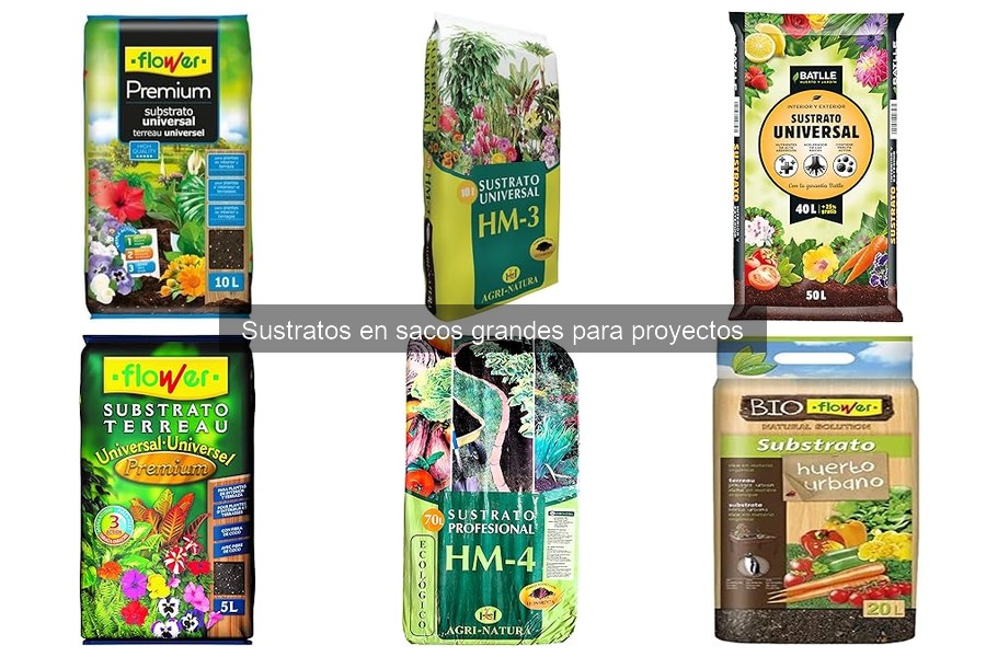Alternativas a los sustratos en sacos grandes para jardinería