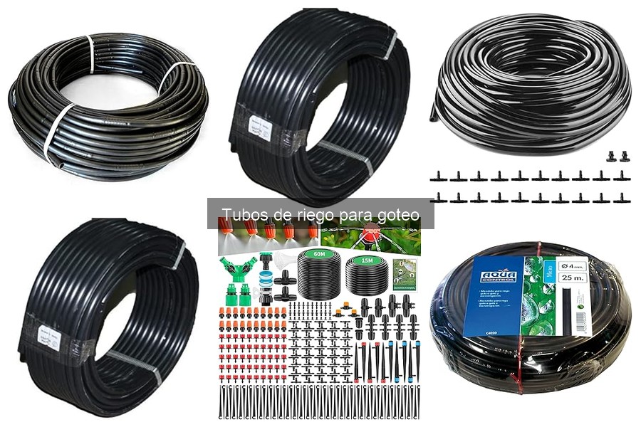 Alternativas a los tubos de riego por goteo para jardines