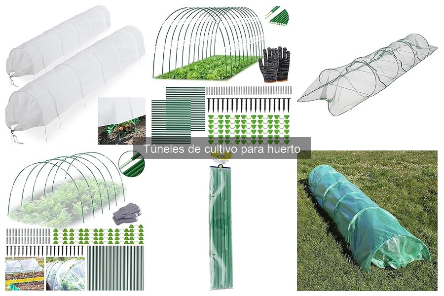 Alternativas a los túneles de cultivo para huertos domésticos