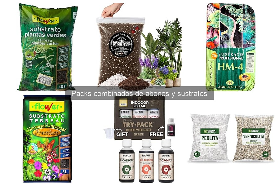 Alternativas a Packs de Abonos y Sustratos para Jardinería