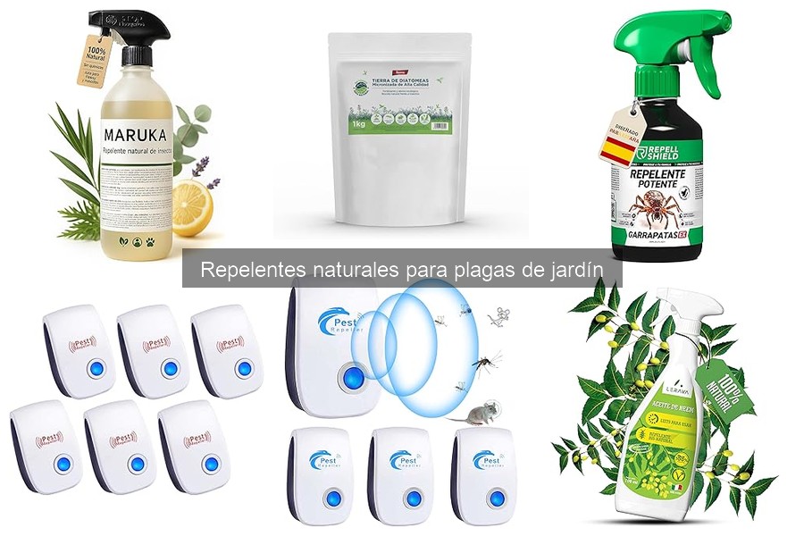 Alternativas a Repelentes Naturales para Plagas en Jardín