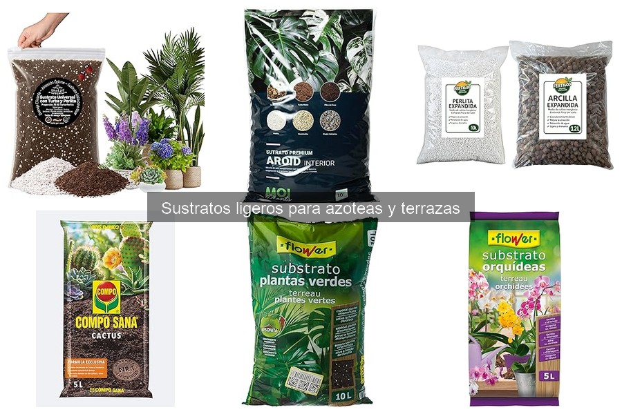 Alternativas a sustratos ligeros para terrazas y azoteas