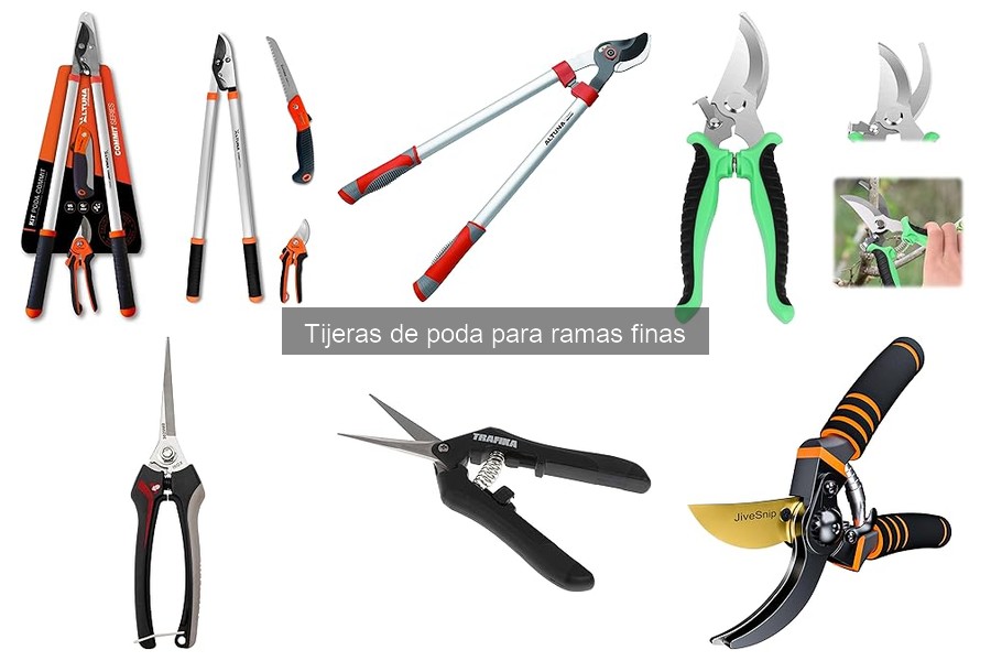 Alternativas a Tijeras de Poda para Ramas Finas
