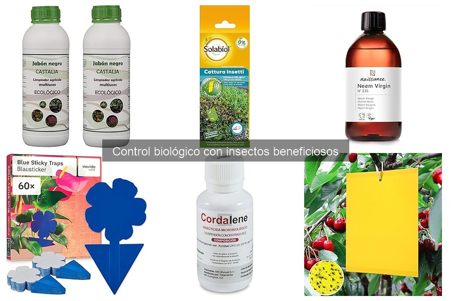 Alternativas al control biológico de plagas en jardinería
