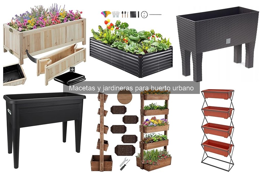 Alternativas creativas a macetas para cultivo urbano
