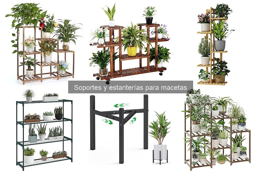 Alternativas Creativas a Soportes para Macetas Tradicionales