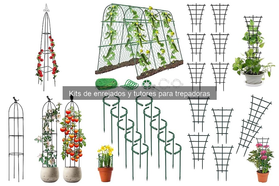 Alternativas ecológicas a kits de enrejados y tutores