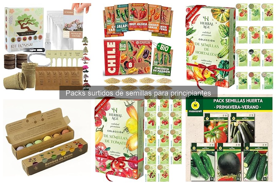 Alternativas Ecológicas a Packs de Semillas para Jardineros Novatos