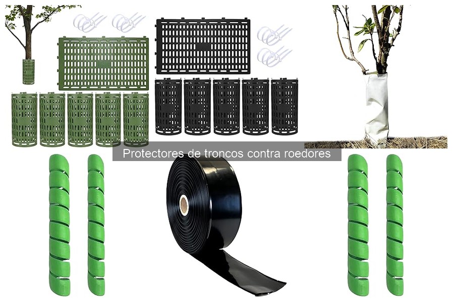 Alternativas eficaces a protectores de troncos contra roedores