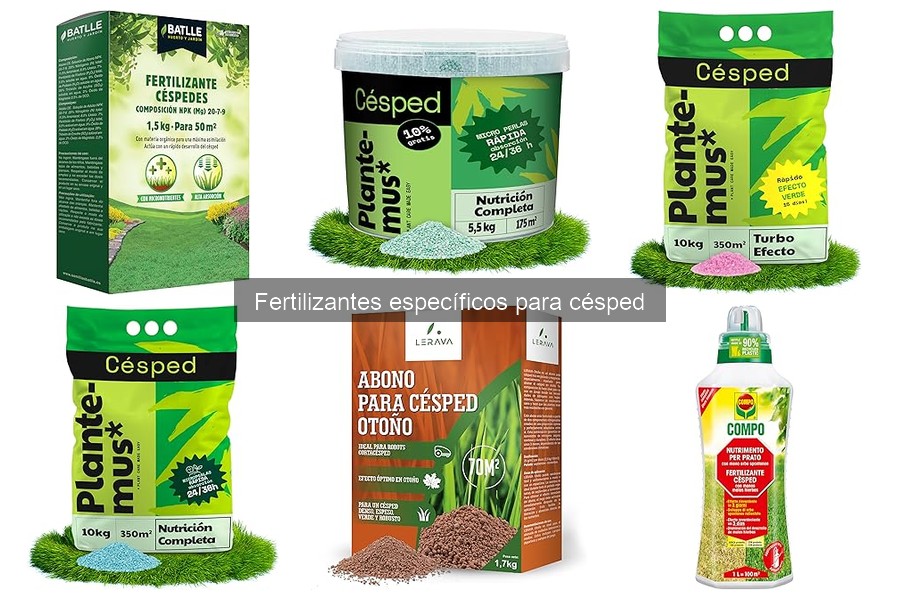 Alternativas naturales a fertilizantes químicos para césped