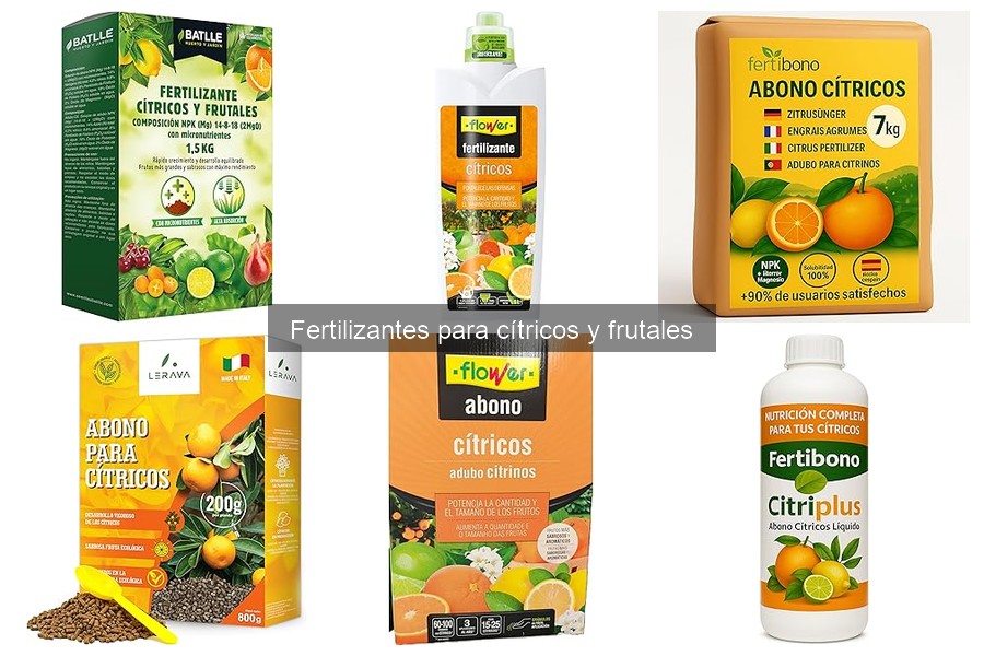 Alternativas Naturales a Fertilizantes Químicos para Cítricos