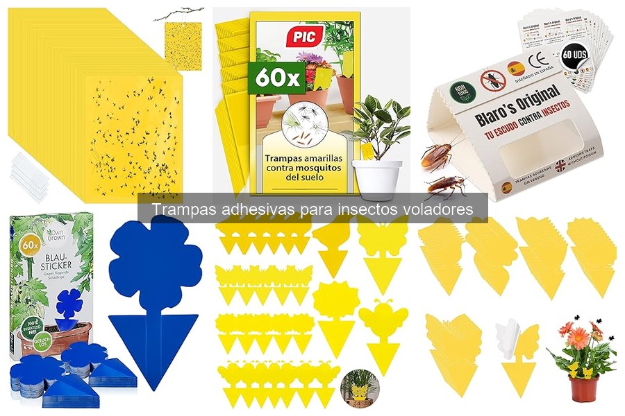 Beneficios de las trampas adhesivas para insectos voladores
