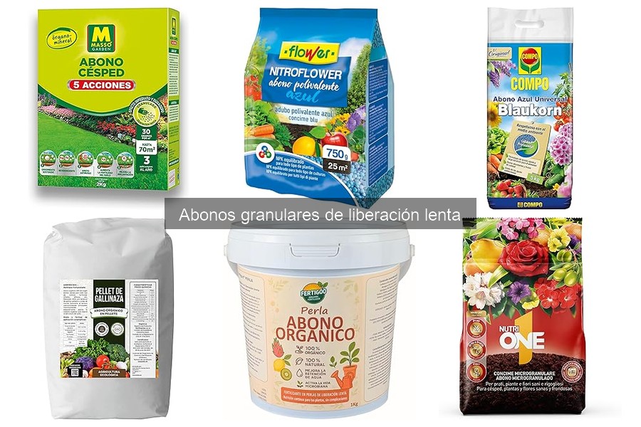 Características de un buen abono granulado de liberación lenta