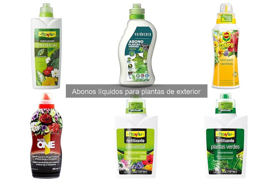 Cómo almacenar abono líquido para plantas de exterior
