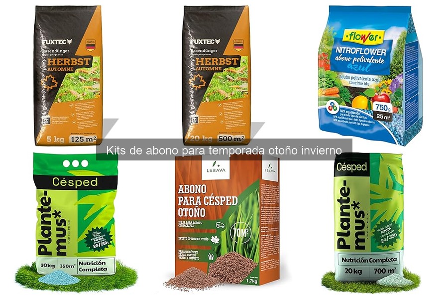 Cómo almacenar kits de abono para el invierno correctamente