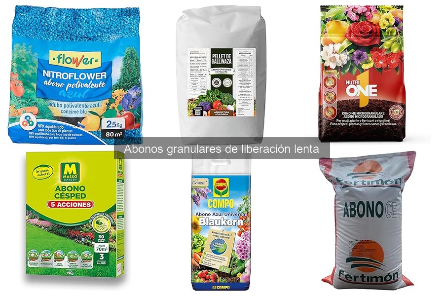 Cómo Aplicar Abonos Granulares de Liberación Lenta