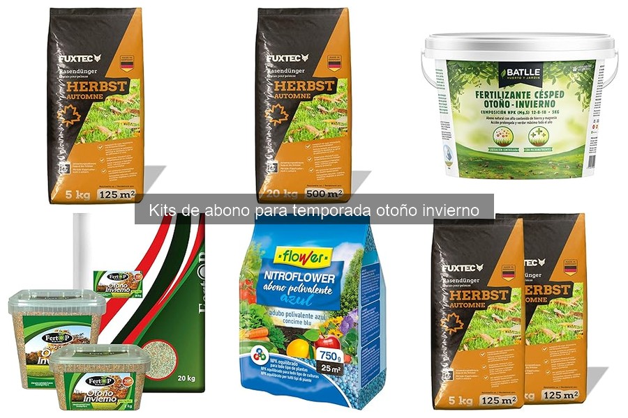 Cómo aplicar kits de abono en otoño e invierno
