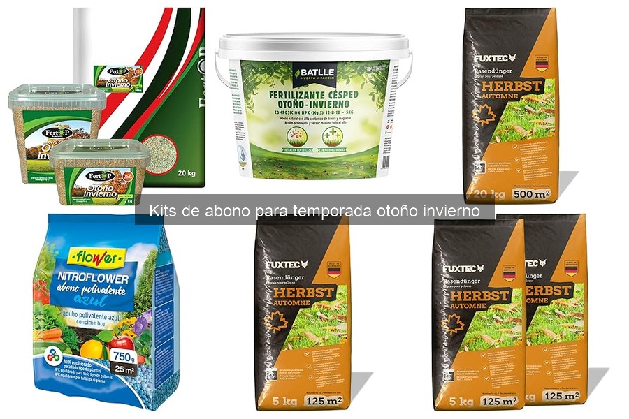 Cómo elegir el kit de abono para otoño e invierno