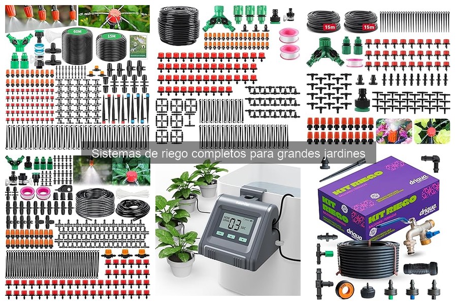 Cómo Elegir el Sistema de Riego Ideal para tu Gran Jardín