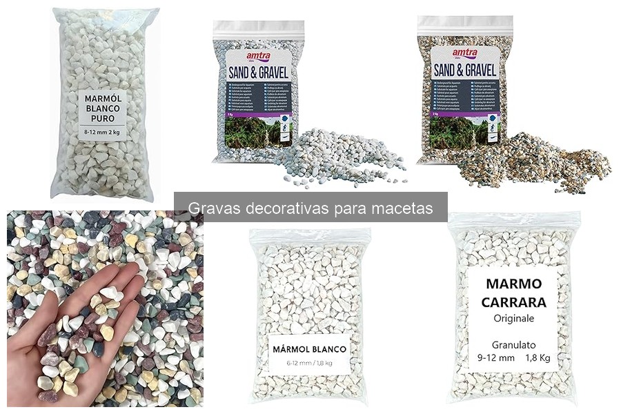 Cómo elegir la grava decorativa ideal para tus macetas