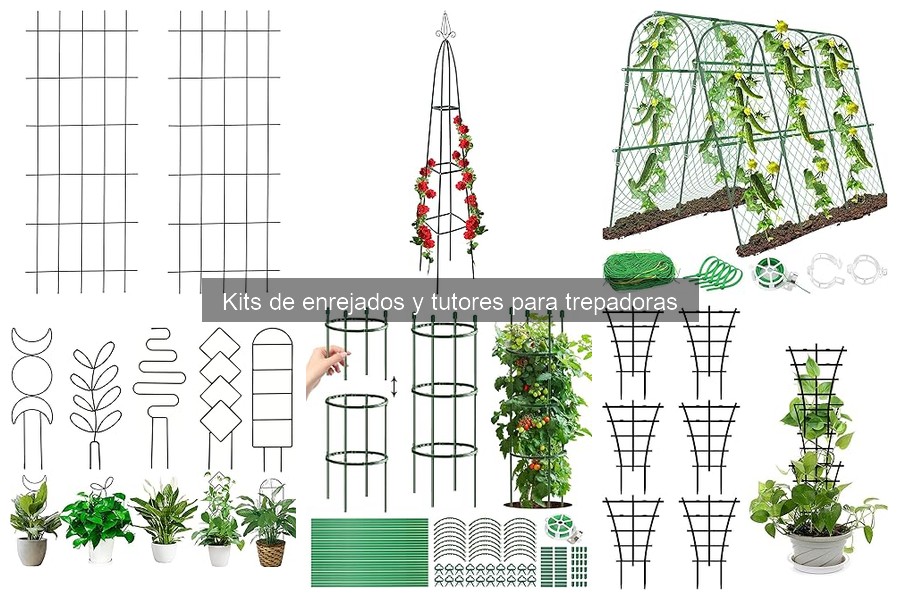 Cómo hacer enrejados caseros para tus plantas trepadoras