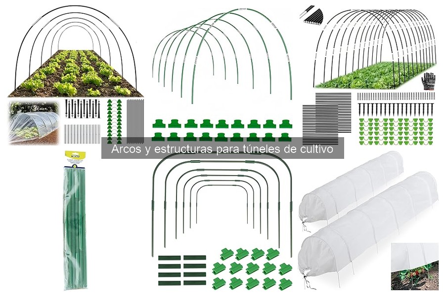 Cómo instalar arcos para túneles de cultivo fácilmente
