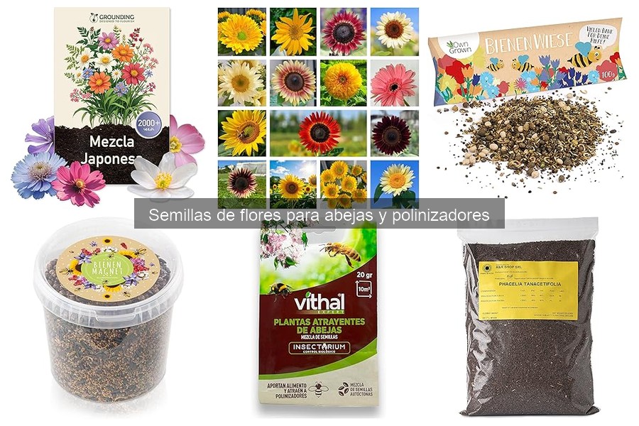 Cómo las flores para polinizadores ayudan a las abejas