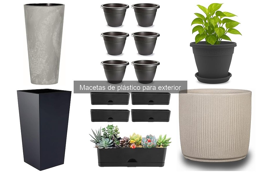 Cómo mantener macetas de plástico para exterior adecuadamente