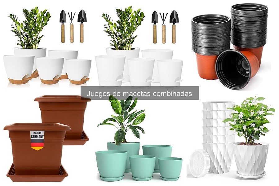 Cómo mantener y limpiar juegos de macetas combinadas