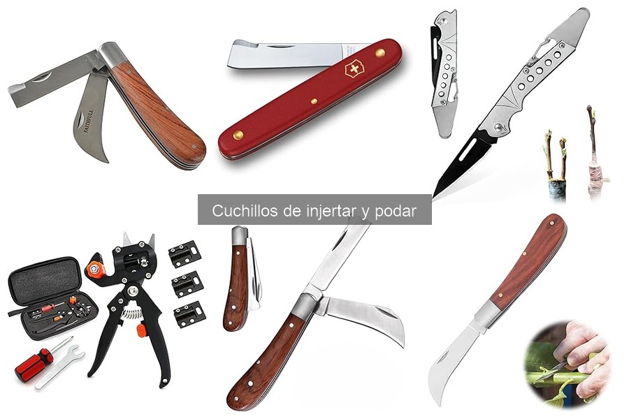 Cómo usar cuchillos de injertar y podar correctamente