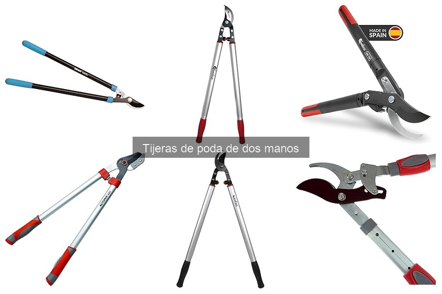 Cómo usar tijeras de poda de dos manos de forma efectiva