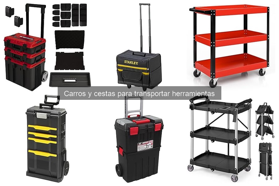 Comparativa: Carros vs Cestas para Transportar Herramientas