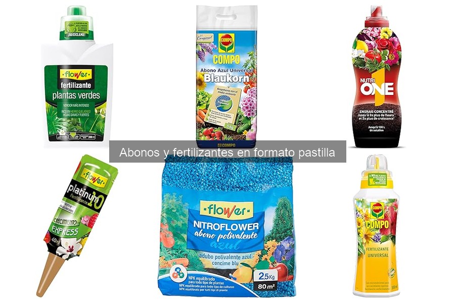 Comparativa de Abonos en Pastilla: Mejores Marcas 2023