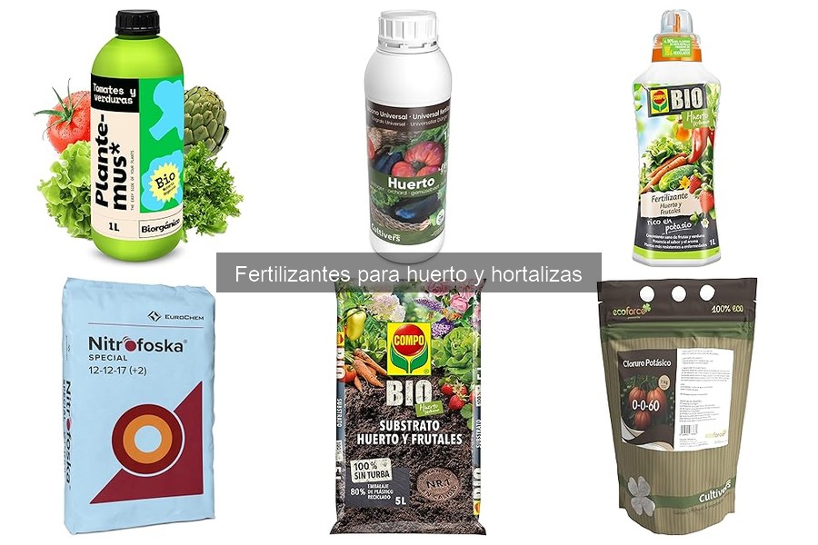 Comparativa de Fertilizantes Orgánicos e Inorgánicos para Hortalizas