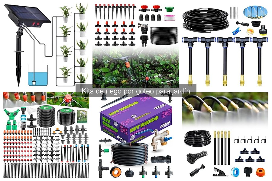 Comparativa de Kits de Riego por Goteo para Jardín