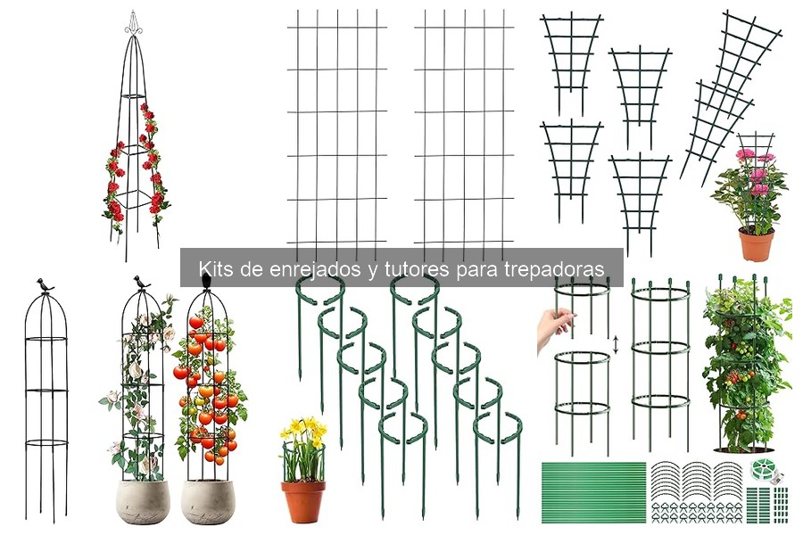 Comparativa de los Mejores Kits de Enrejados y Tutores