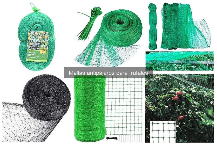 Comparativa de Mallas Antipájaros para Frutales