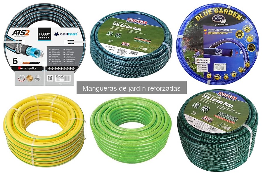 Comparativa de Mangueras de Jardín Reforzadas: Mejores Marcas
