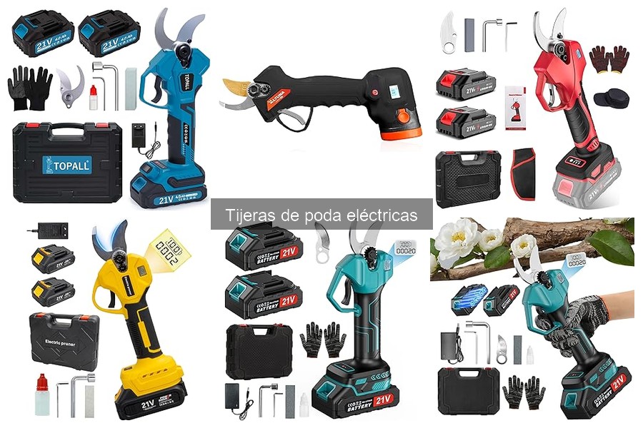 Comparativa de Tijeras de Poda Eléctricas: Mejores Marcas
